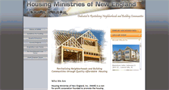 Desktop Screenshot of housingministriesofnewengland.org